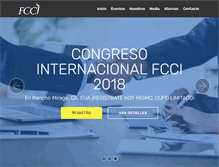 Tablet Screenshot of fcci-hispano.org